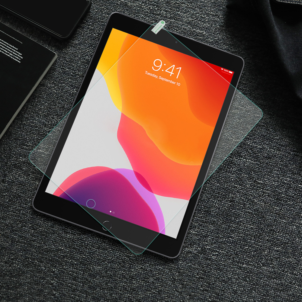 Антибликовое закаленное стекло от Nillkin для планшета Apple iPad 10.2 2020-, толщина 0,3мм, серия H+ Anti-Explosion Glass Screen Protector