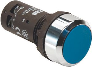 Кнопка плоская   1SFA619100R3024  CP1-30L-20  без фиксации. 2НО. синяя  ABB