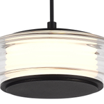 SL6239.403.01 Светильник подвесной ST-Luce черный/прозрачный LED 1*7W 3000K FRITTELA