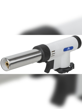 Горелка газовая на цанговый баллон, пласт.корпус, с пьезоподжигом, вращение 360°, регулир.формы пламени, сопло 22 мм 67660М MOS