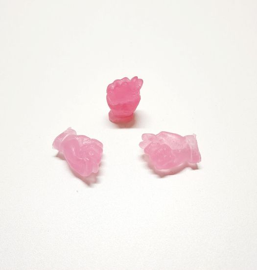 Набор сувенирного мыла розовое "Фиг", 3 штуки