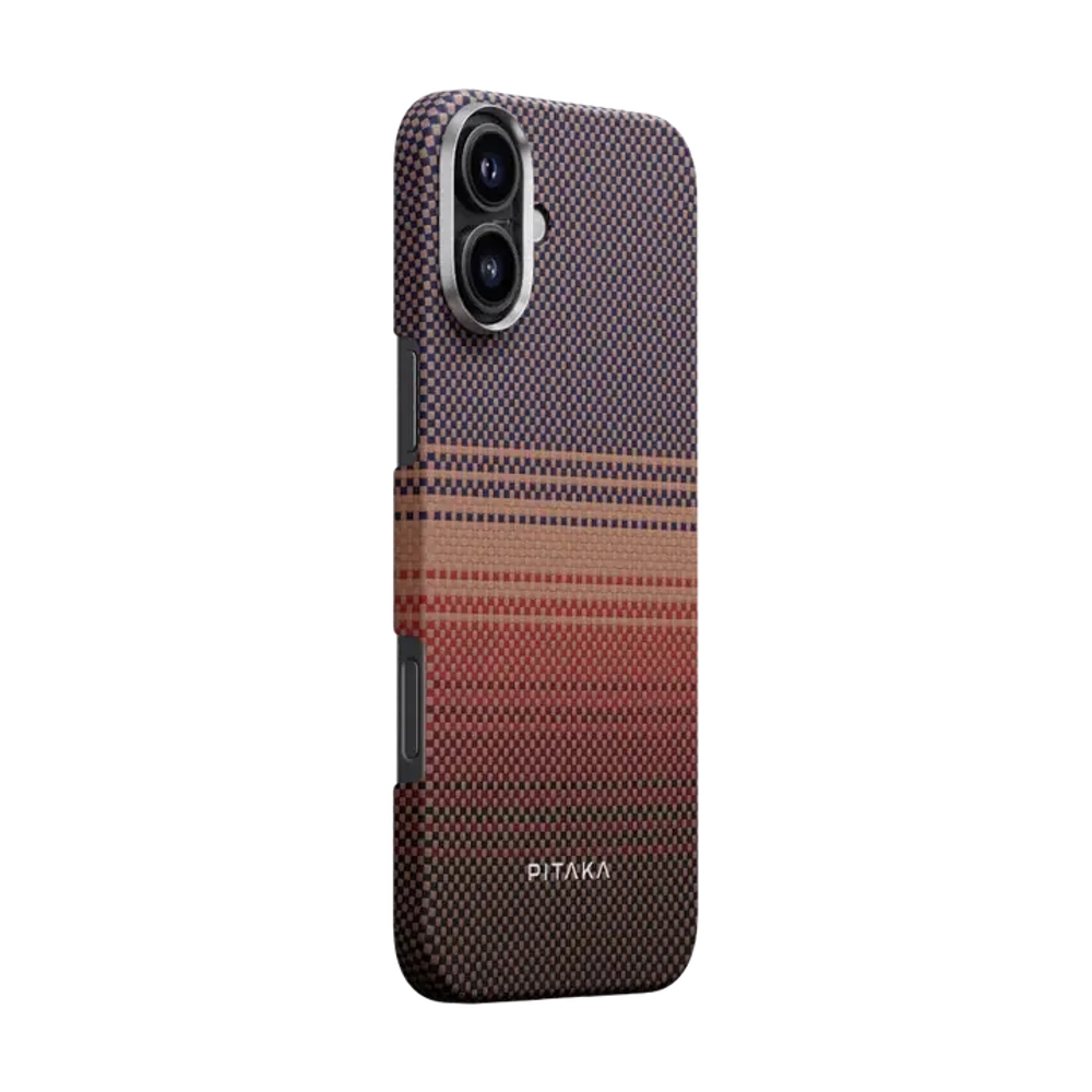 Чехол Pitaka Tactile Woven case для iPhone 16 Plus - Sunset (KI1601PSUM)