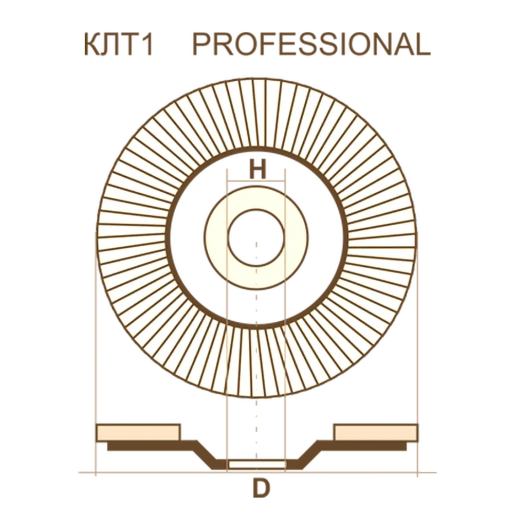 Круг КЛТ1 125х22,23 P40 (PROM CERAMIC) Круг КЛТ1 125х22,23 P40 (PROM CERAMIC)