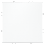 Выключатель с самовозвратом встраиваемый VOLTUM S70 одноклавишный 10А, (белый матовый)