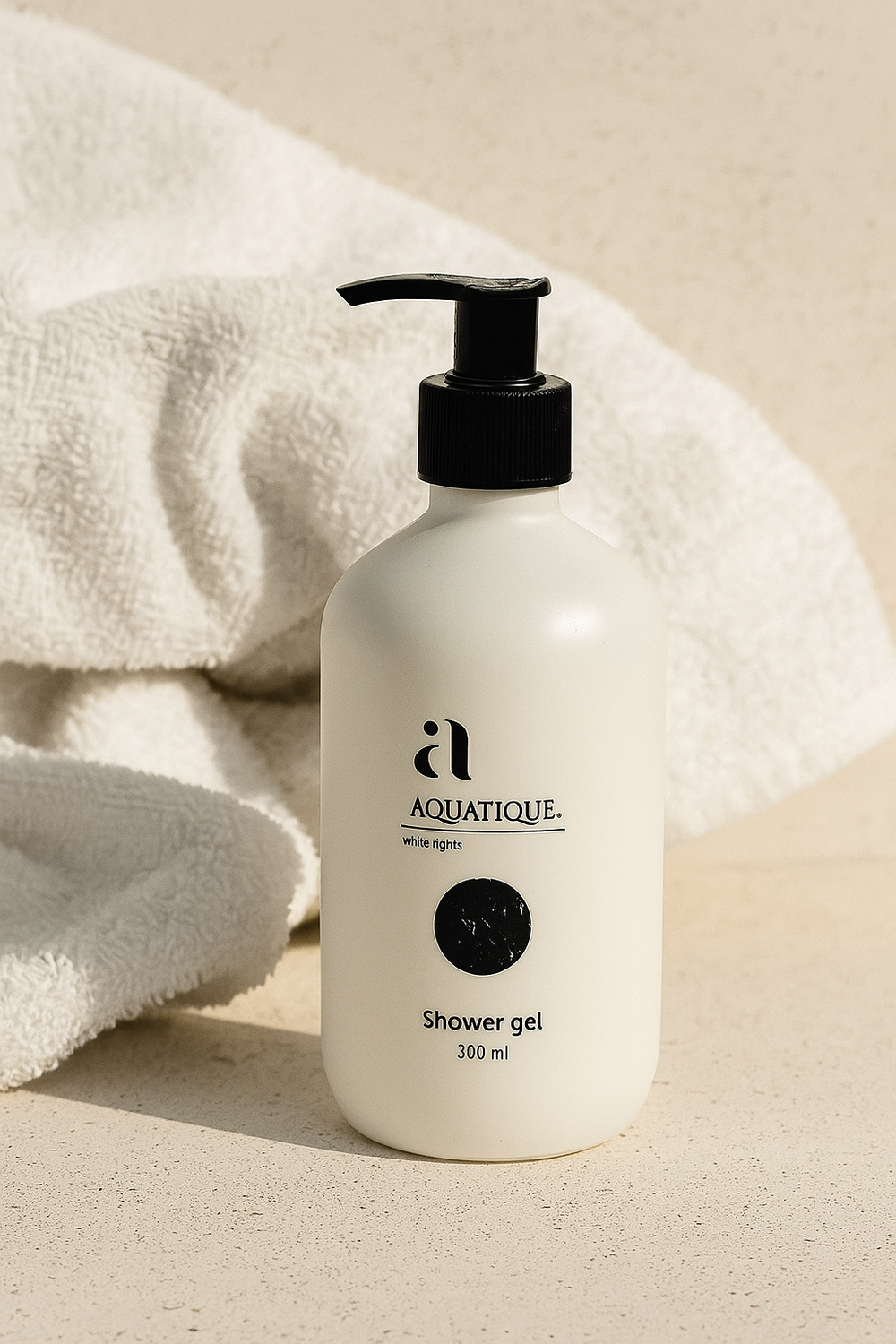 Гель для душа Aquatique (20 шт.) диспенсер белый 300 мл