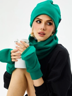 Рукавички-трансформеры из футера с начесом