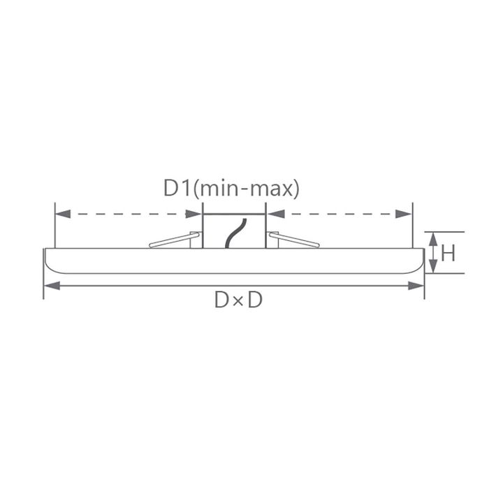 Встраиваемый светодиодный светильник Feron AL514 41572