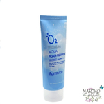 Очищающая пенка с кислородом FarmStay O2 Premium Aqua Foam Cleansing, 100 мл.
