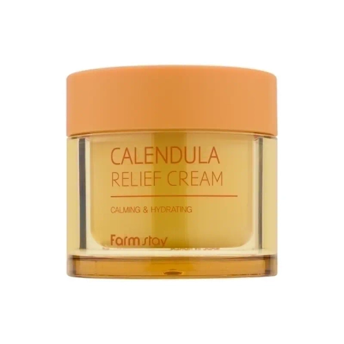 Успокаивающий крем с экстрактом календулы FarmStay Calendula Relief Cream