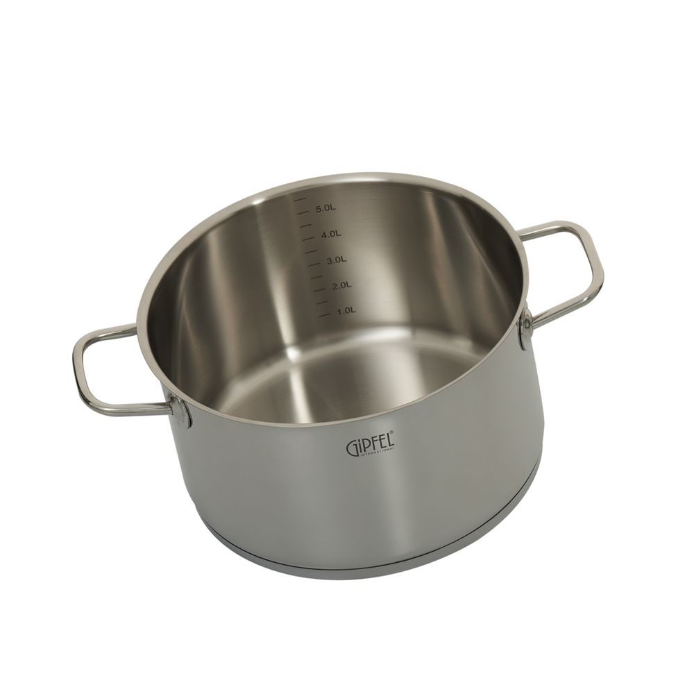 Кастрюля из нержавеющей стали Gipfel Capella 2699 24 см/5,6 л