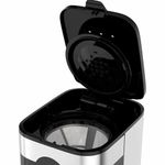 Кофеварка капельная BQ (БИ-КЬЮ) CM2002, 900 Вт, объем 1,5 л, поддержание температуры, серебристая, 86198275