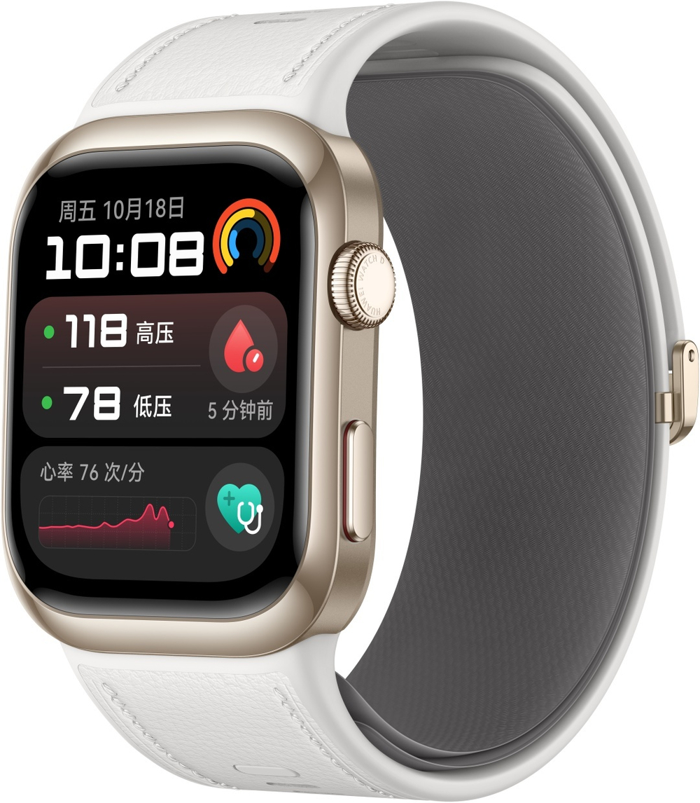 Смарт-часы Huawei Watch D2 48 мм золотистый-белый