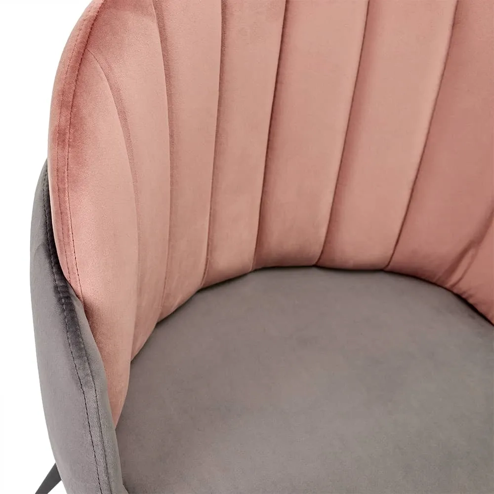 Стул Bradex Home Peki серый, пудровый