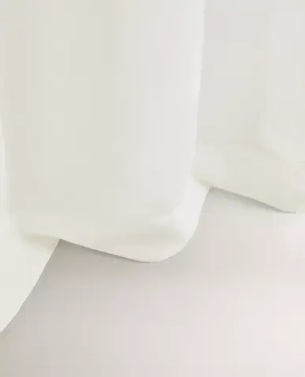 ZARA HOME ОДНОТОННАЯ ПОЛУПРОЗРАЧНАЯ ШТОРА, ЭКРЮ