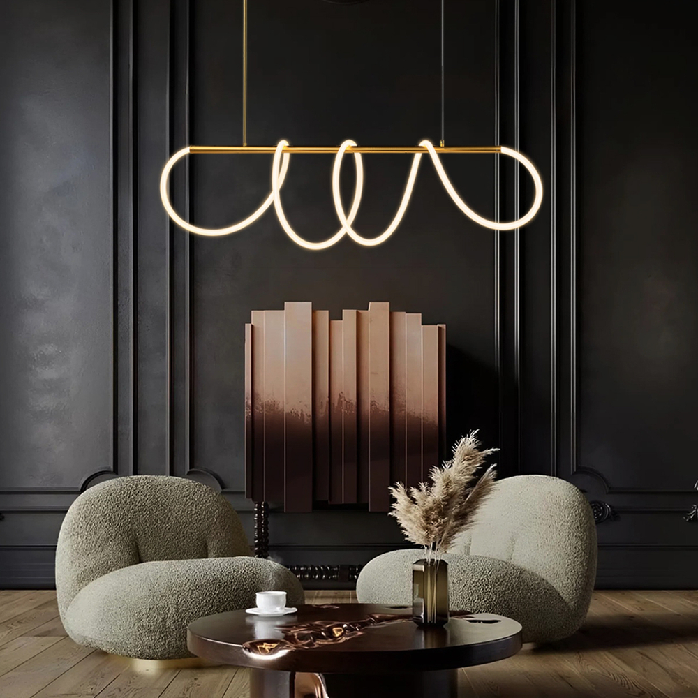 Подвесной светодиодный светильник Loft It Thread 10388P/A BRASS