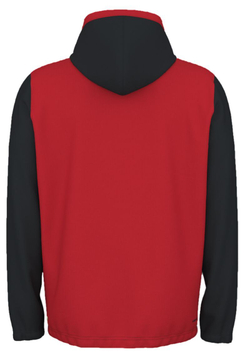 Мужская теннисная кофта Head Topspin Hoodie - черный/print Vision