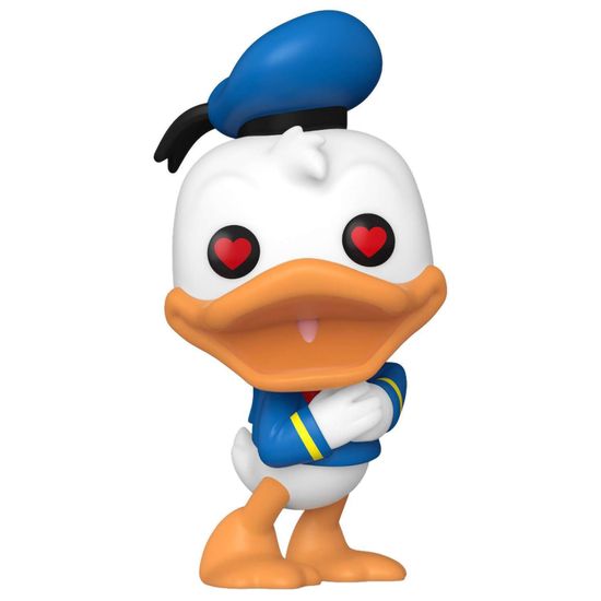 Фигурка Funko POP! Disney Donald Duck 90th Donald Duck with Heart Eyes (1445) 75725 / Фигурка Фанко ПОП! по мотивам мультфильмов студии Дисней, Дональд Дак