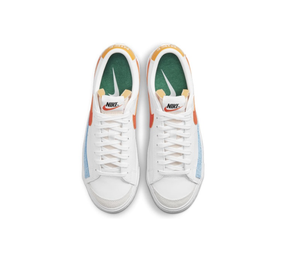 Женские кроссовки Nike Blazer Low '77 'White Orange' DC4769-105