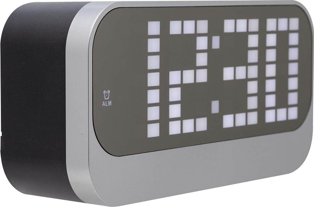 Настольные часы NeXtime Loud Alarm, пластик, высота 8,5 см