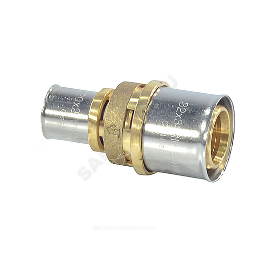 Муфта переходная МП/PE-X латунь пресс Дн 32х26 RM103 Giacomini RM103Y022