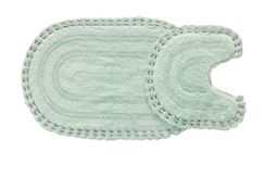 OLIVIA (ментол) Набор ков. для ванной комнаты 60х100 и 50х50см