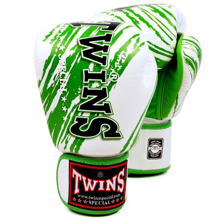 Боксерские перчатки Twins FBGVL3-TW2 White Green
