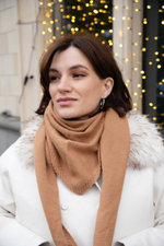 Косынка облегченная кэмел