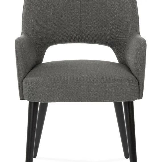 Стул Onsen 2, темно-серый, черные ножки