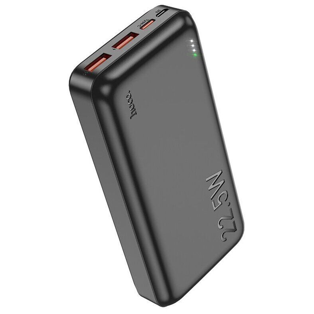 Внешний аккумулятор Hoco J101A, Astute, 20000mAh, QC3.0, PD3.0, цвет: чёрный