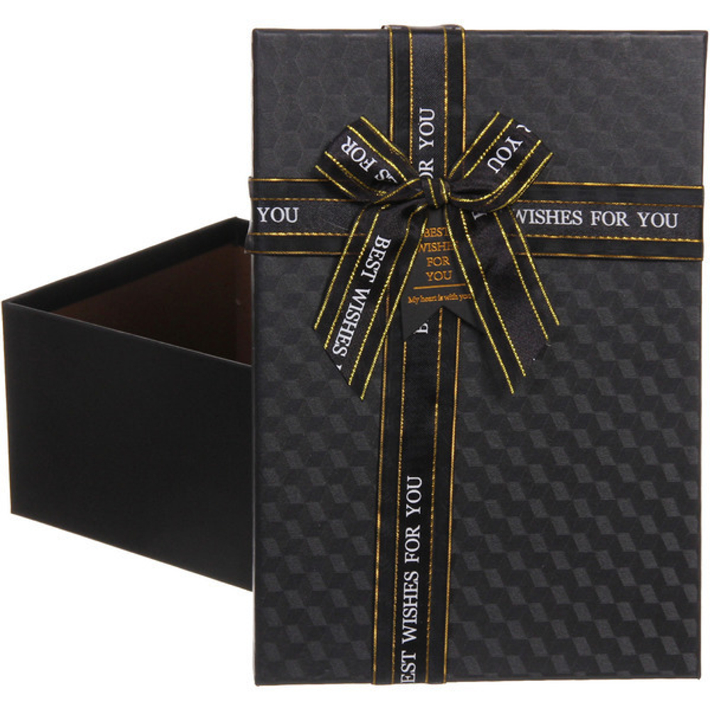 Коробка подарочная «Момент» 23*16*9,5 см, черный