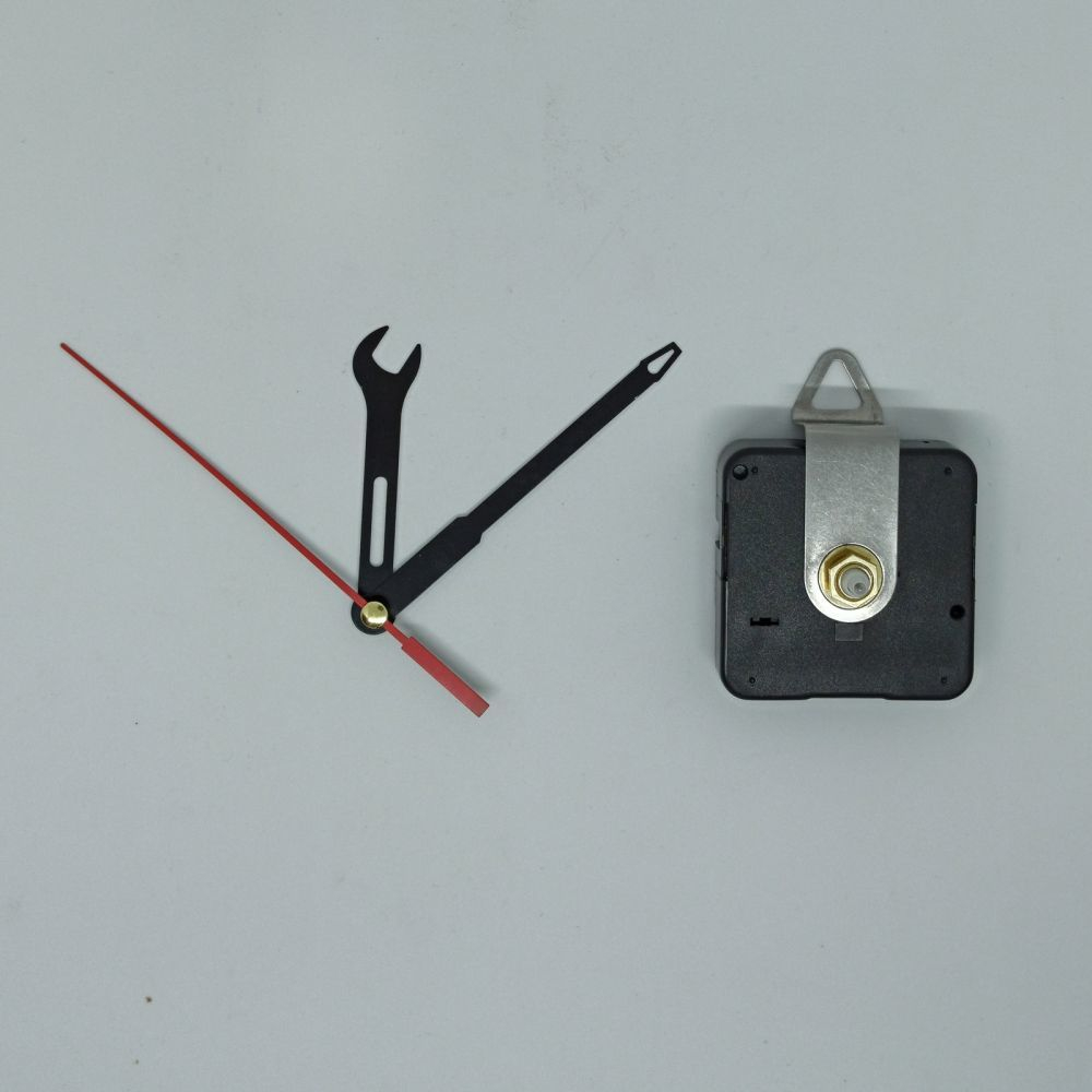`Часовой механизм, шток 12 мм, со стрелками №10