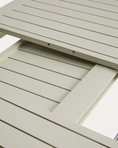 Комплект садовой мебели Brela стол и 6 стульев Luri из алюминия цвета экрю