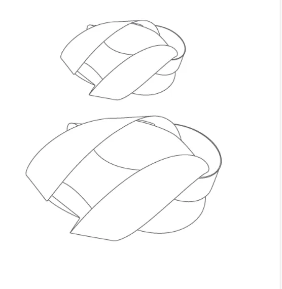 Плафон Umage Ribbon, Ø33х19 см, белый