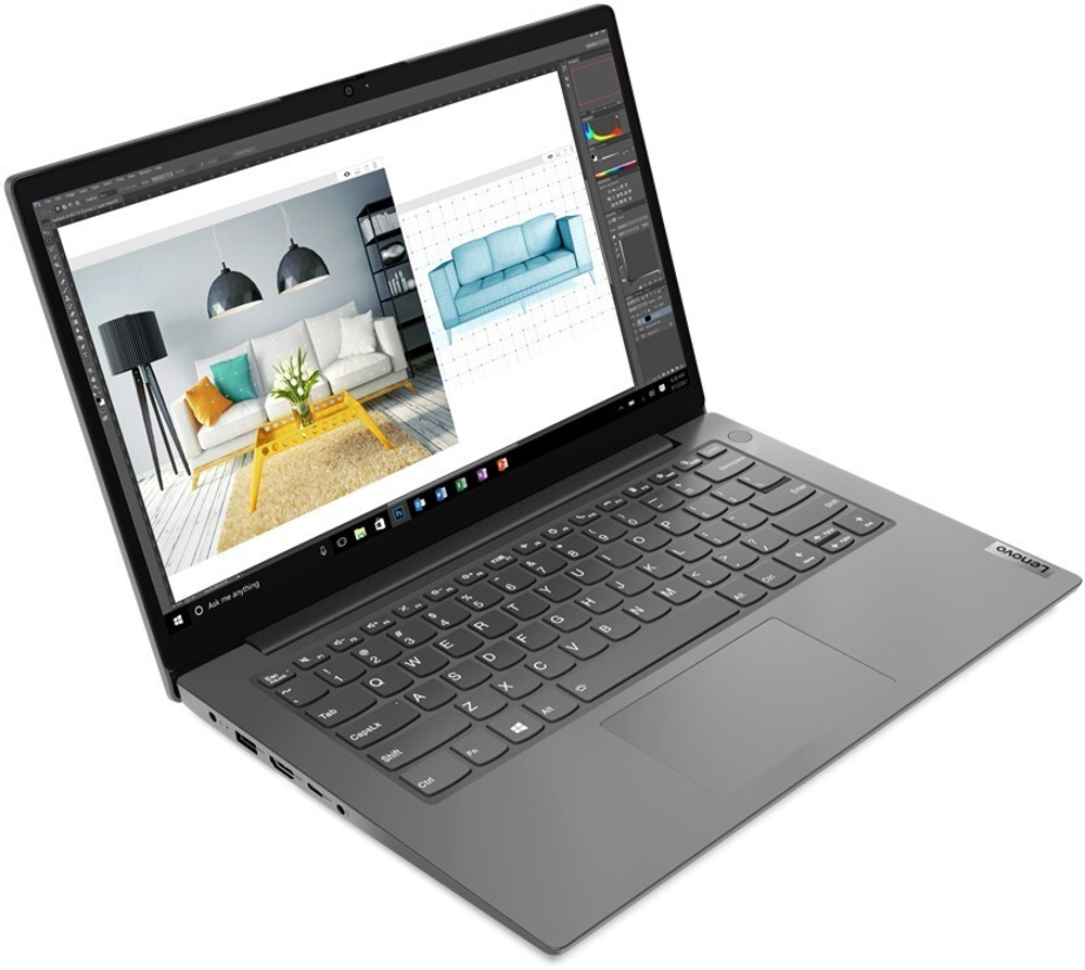 Ноутбук Lenovo V14 Gen 2 ITL (82KA001JRU) 14;(1920x1080)TN/ i3-1115G4(3ГГц)/ 8Гб/ 256Gb SSD/ UHD Graphics/ нет DVD/ Без ОС/ Черный