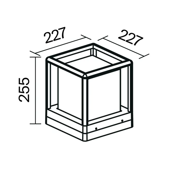 Ландшафтный светильник Трим / Trim E27x1 15Вт IP 65 Outdoor o455fl-01gf