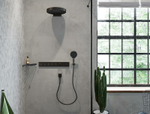 Держатель ручного душа Hansgrohe Porter E 28387670 черный матовый