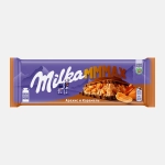 Шоколад Mmmax молочный с карамелью и арахисовой начинкой Milka 270г