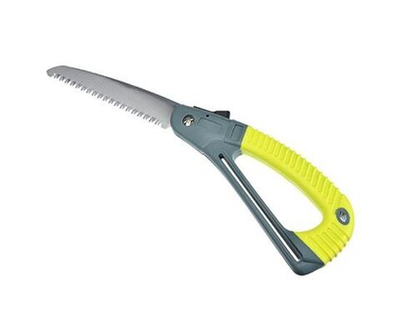 Пила садовая складная 40см, сталь, ручка пластик с лафетом, нож 18см, E1M