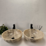 Раковина из оникса ПАРА! Bowl Grey TinLip BO-63020 45*45*17 42