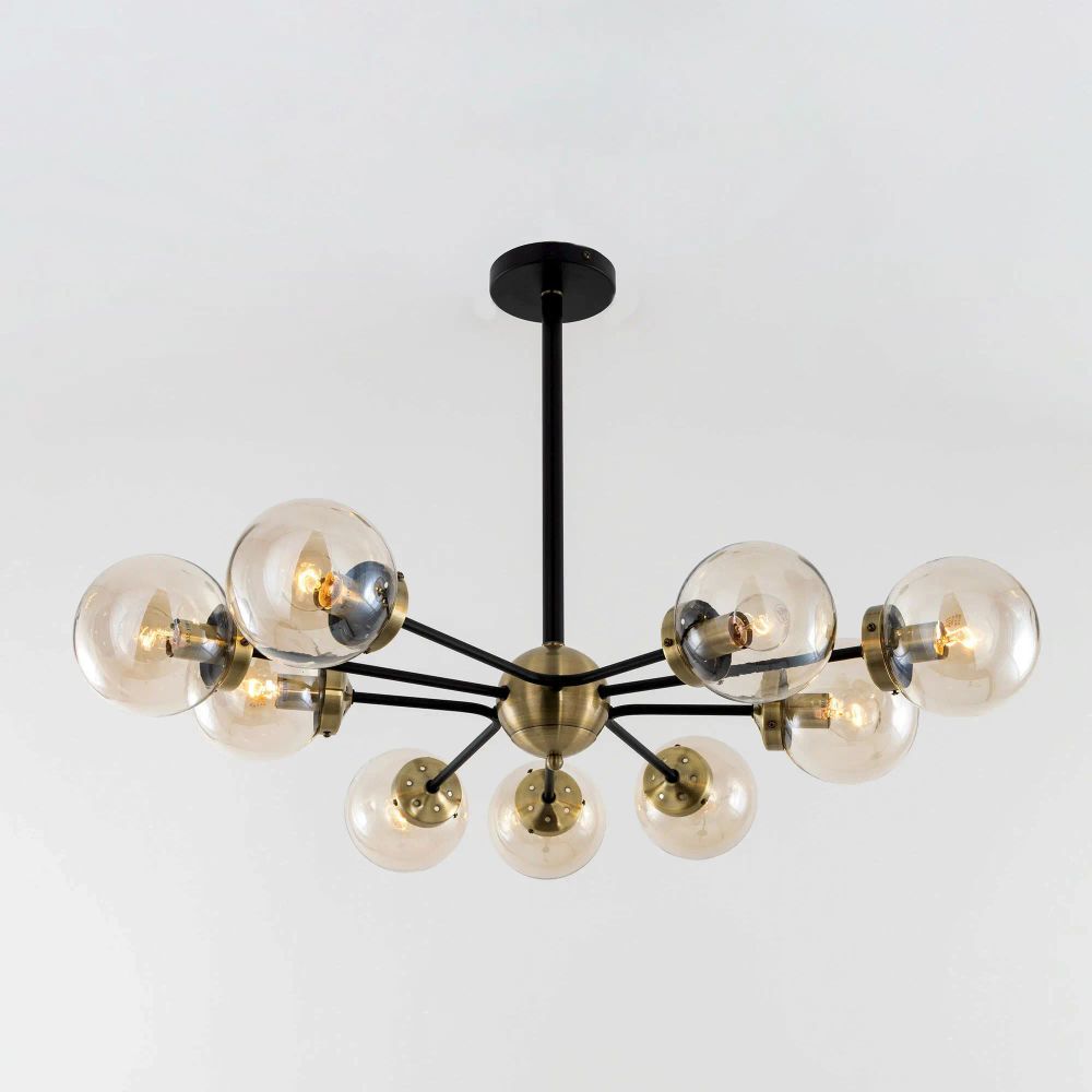 Citilux Планета CL105295 Люстра на штанге Бронза