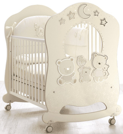 Детская кроватка Italbaby Happy Family Oblo крем