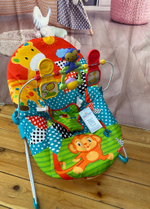 PITUSO Шезлонг Allegro Обезьянка (вибр.,звук),1 полож.спинки 52*61*64 см