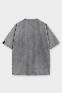 Футболка SHMOT "RICK & MORTY 2" GARMENT DYE Серый