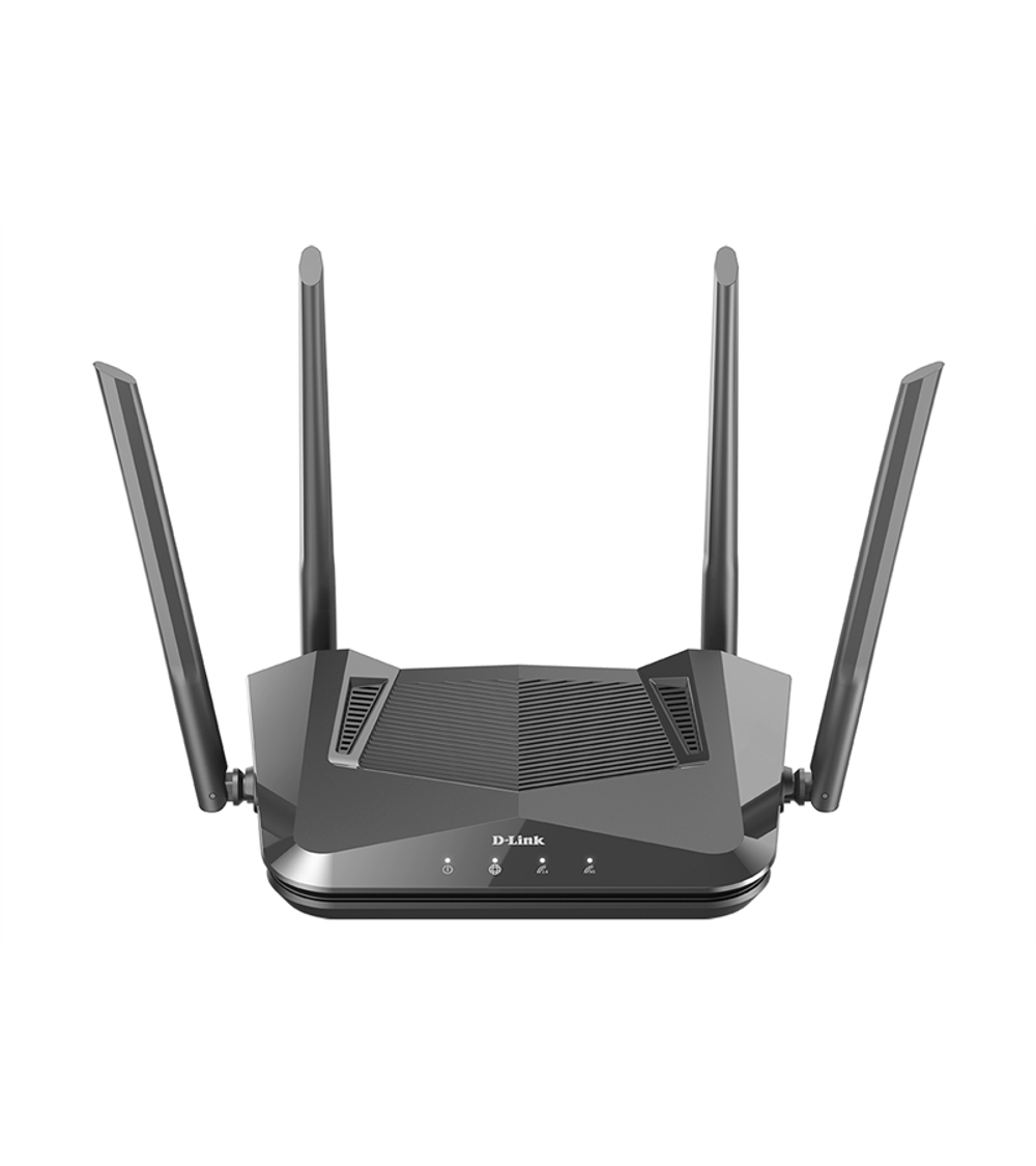 Маршрутизатор D-Link AX1500 Wi-Fi 6 Router, 1000Base-T WAN, 3x1000Base-T LAN, 4x5dBi external antennas