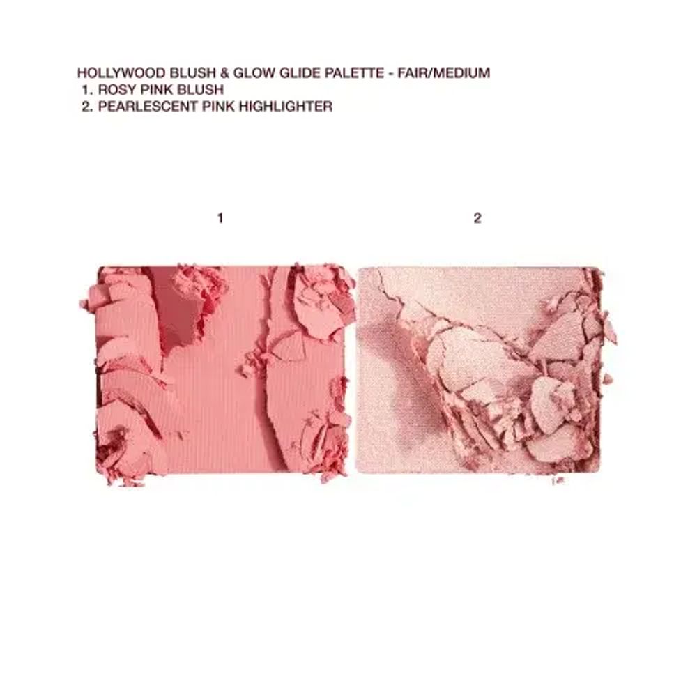Палетка румяна-хайлайтер CHARLOTTE TILBURY Hollywood Blush & Glow Glide Palette - #Fair Medium