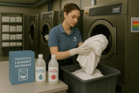 Как и чем стирают постельное белье в отелях?