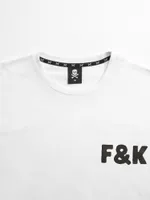 Купить Футболка Hardlunch оверсайз F&K белая Футболка Hardlunch оверсайз F&K белая