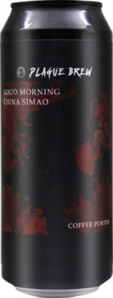 Пиво Плейг Гуд Монинг Чайна Симао / Plague Good Morning China Simao 0.45 - банка