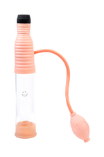 Помпа для пениса Dream Toys, вакуумная механическая, с грушей (Цвет: прозрачный)