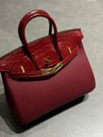 Сумка Hermes из кожи крокодила 25 см